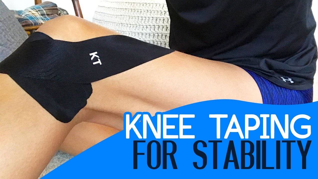 kt tape knee for torn meniscus