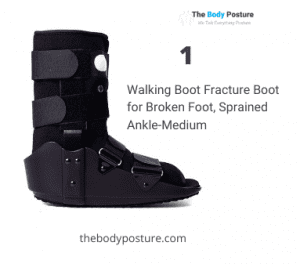 Walking Boot Fracture Boot for Broken Foot, Sprained Ankle-Medium